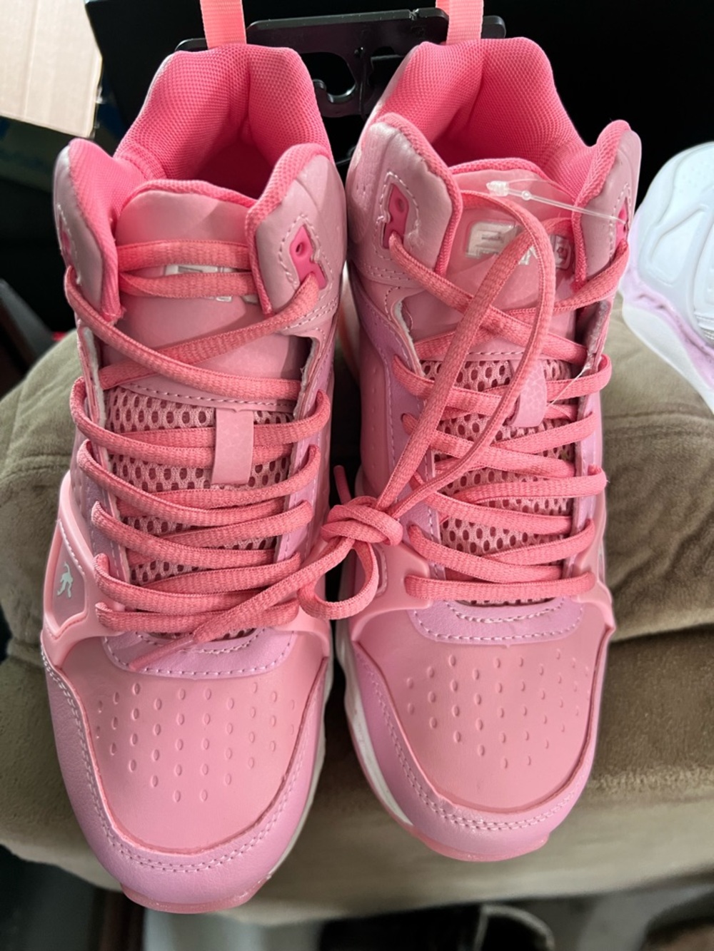 And1 Pink Kids' High-Top Sneakers